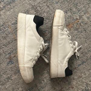 Zara White and Black Sneakers